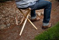 Build a Stylish Folding Tripod Stool for Comfortable Camping