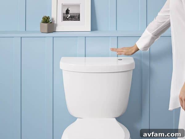 Experience unmatched hygiene with Kohler's innovative touchless flushing technology Kohler Touchless Toilet: The Future of Bathroom Hygiene and Convenience