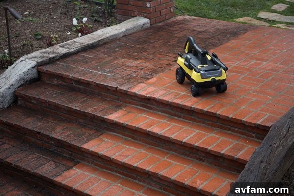 Karcher K3 Follow Me Pressure Washer Karcher K3 Follow Me Electric Pressure Washer in action