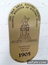 National Trust Historic Plaque on a Richmond home