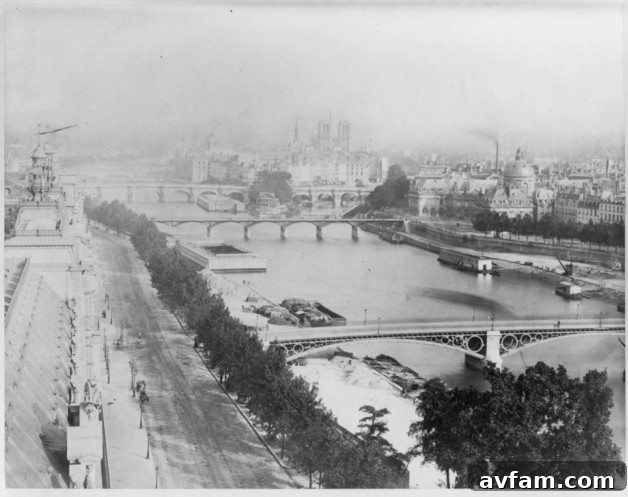 Historical photo of a large tethered observation balloon floating above an urban landscape, illustrating the use of captive balloons in early 20th-century aerial perspectives.