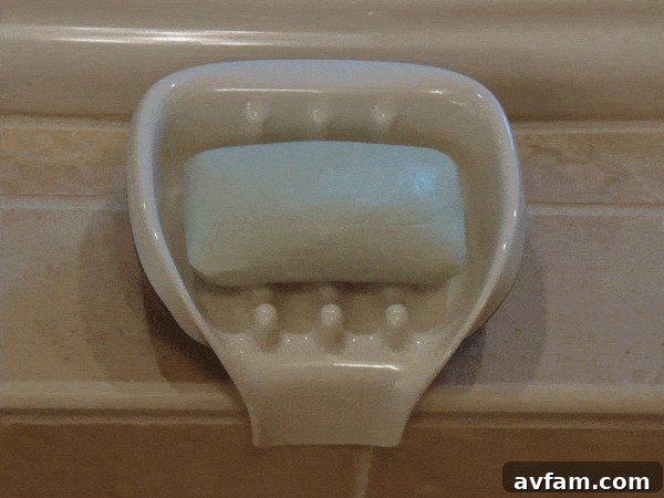 SOAPSEAT on a modern sink