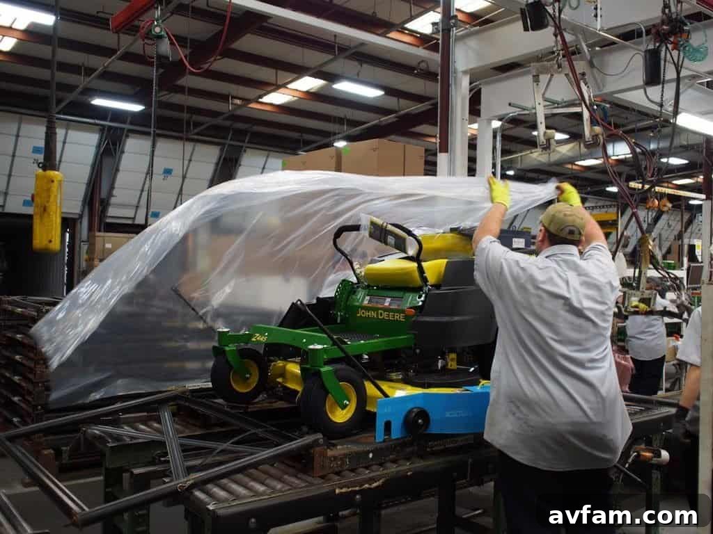 Evaluating performance in diverse lawn conditions for John Deere John Deere S240 Sport undergoing real-world field tests