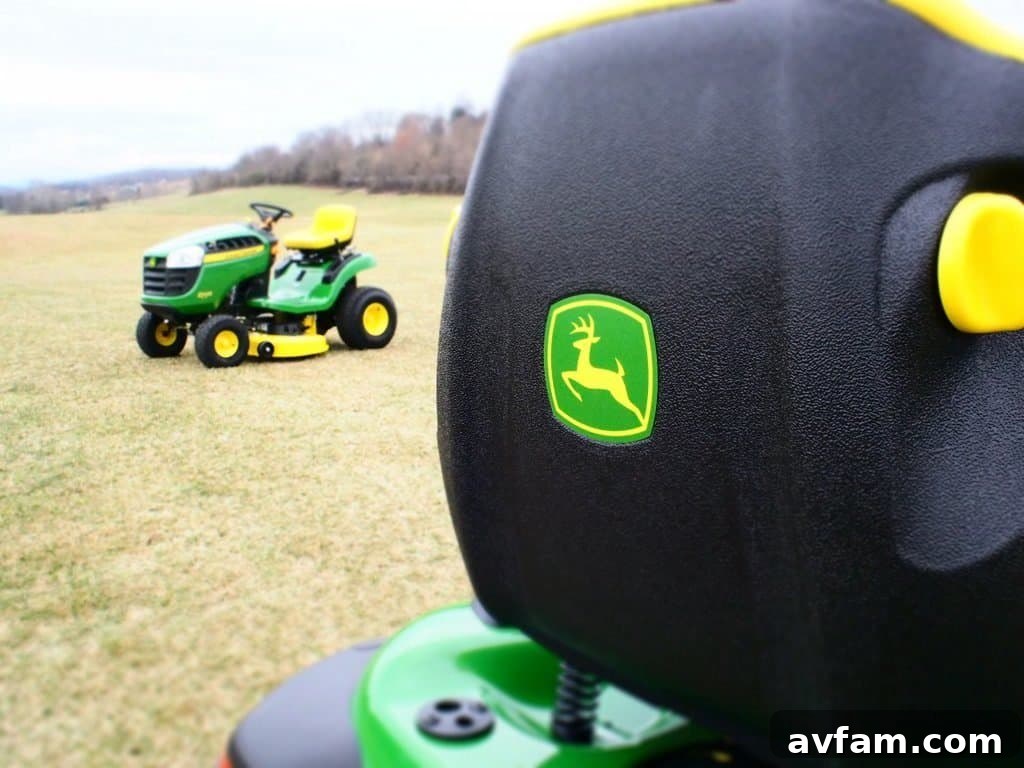 Ensuring clear display of vital information for John Deere operators John Deere S240 Sport dashboard visibility and readability test