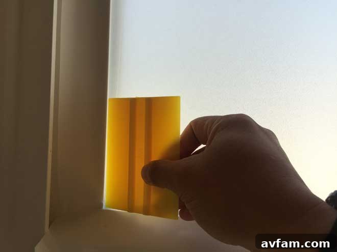 Squeegeeing Gila Window Film