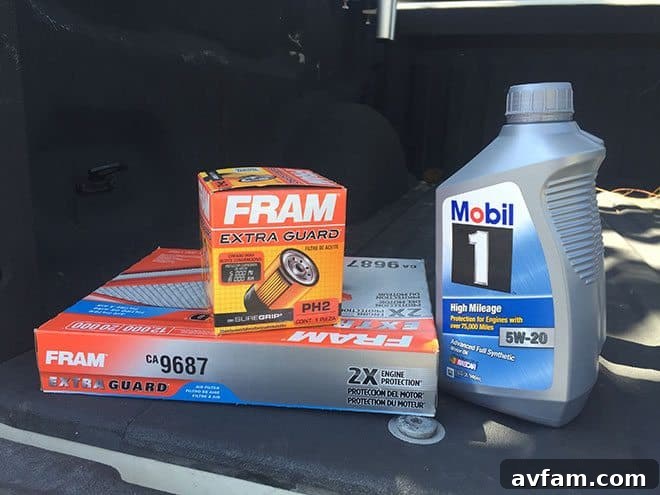 oil - Checking the engine oil level