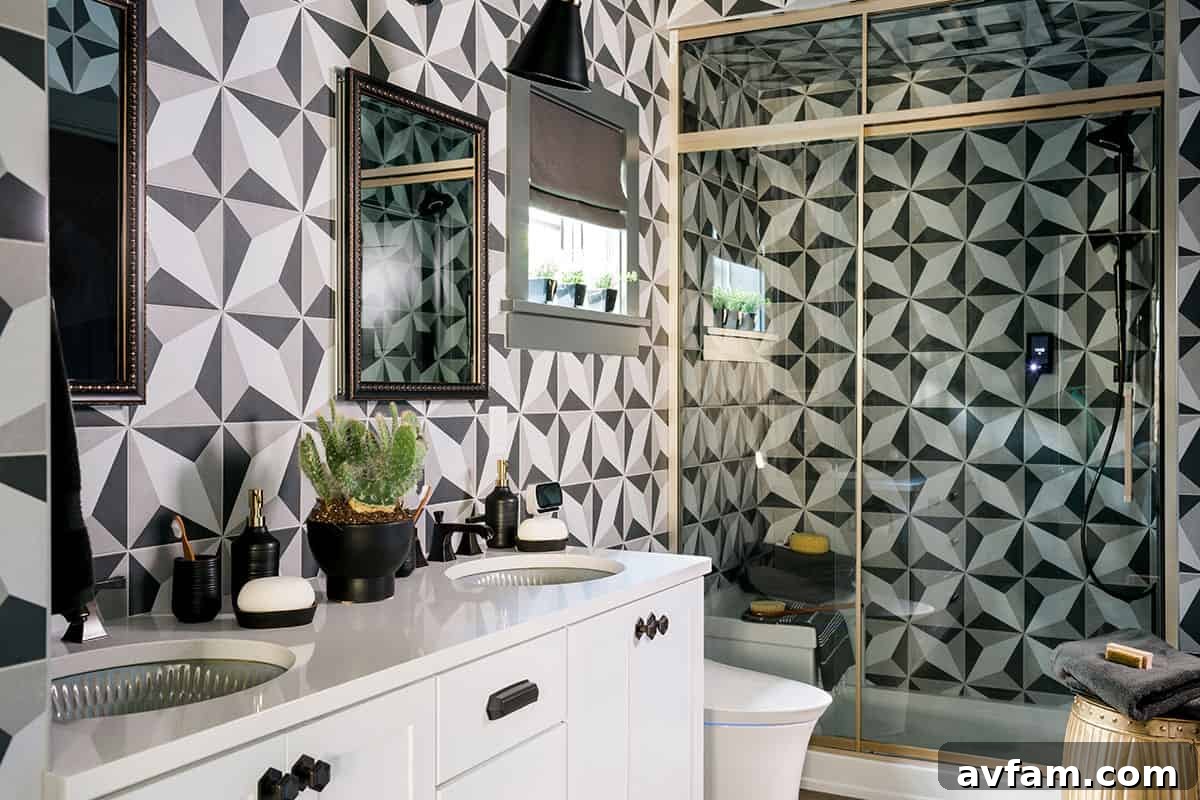 Stylish second bedroom or guest room