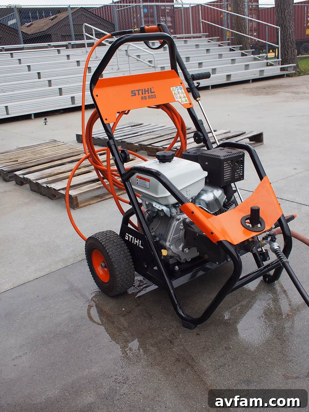 Stihl manufacturing plant interior with machinery