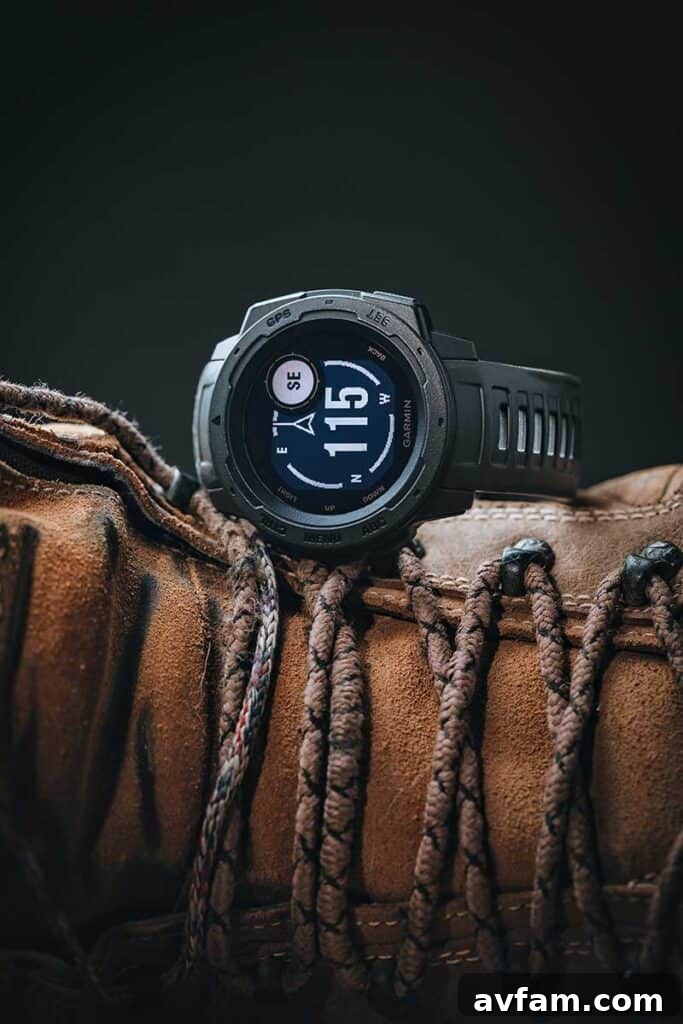Garmin Instinct: Your Robust Adventure Companion Garmin Instinct Watch - GPS, Heart Rate, and Durability