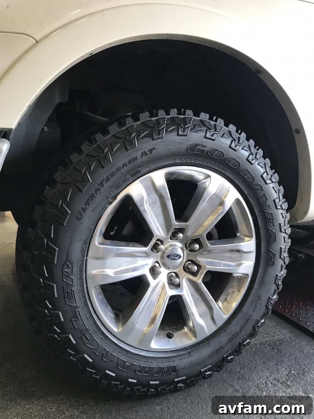 F-150 with new Goodyear Wrangler UltraTerrain AT tires