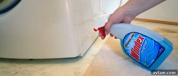 Effortlessly slide heavy appliances with Windex for floor protection Windex makes moving heavy appliances easy on hard floors