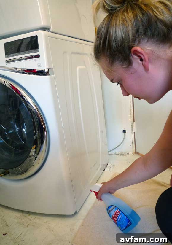 Windex for moving appliances on hard floors without scratches Sliding heavy appliances across floors effortlessly with Windex