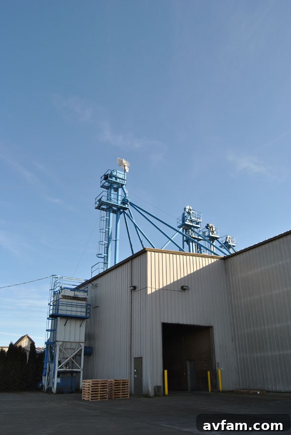 Exterior view of a Pennington Seed factory