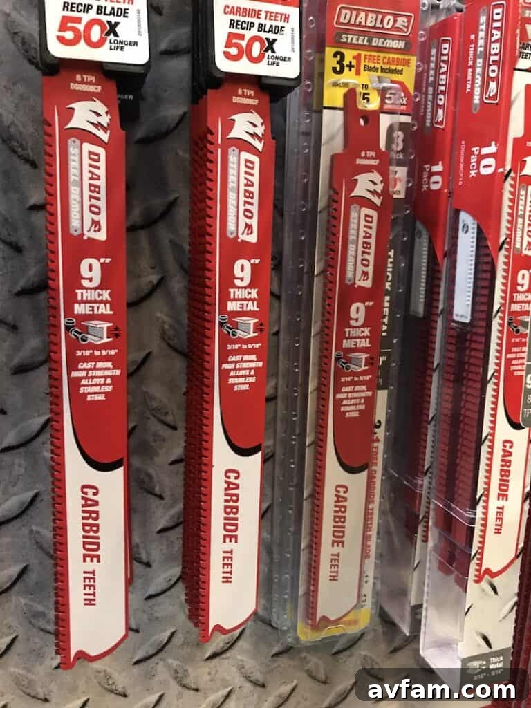 An assortment of drill bits and driving accessories, possibly from Diablo, emphasizing specialized tips
