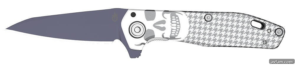 Selection of custom Gerber knife handle patterns
