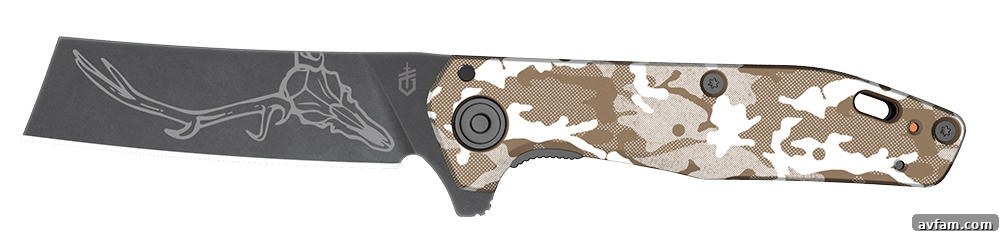Variety of blade shapes and handle colors for Gerber custom knives