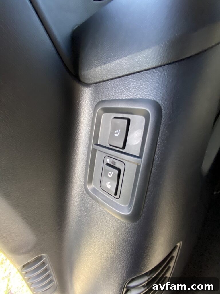 Driver's side view of the Sequoia TRD Pro's interior