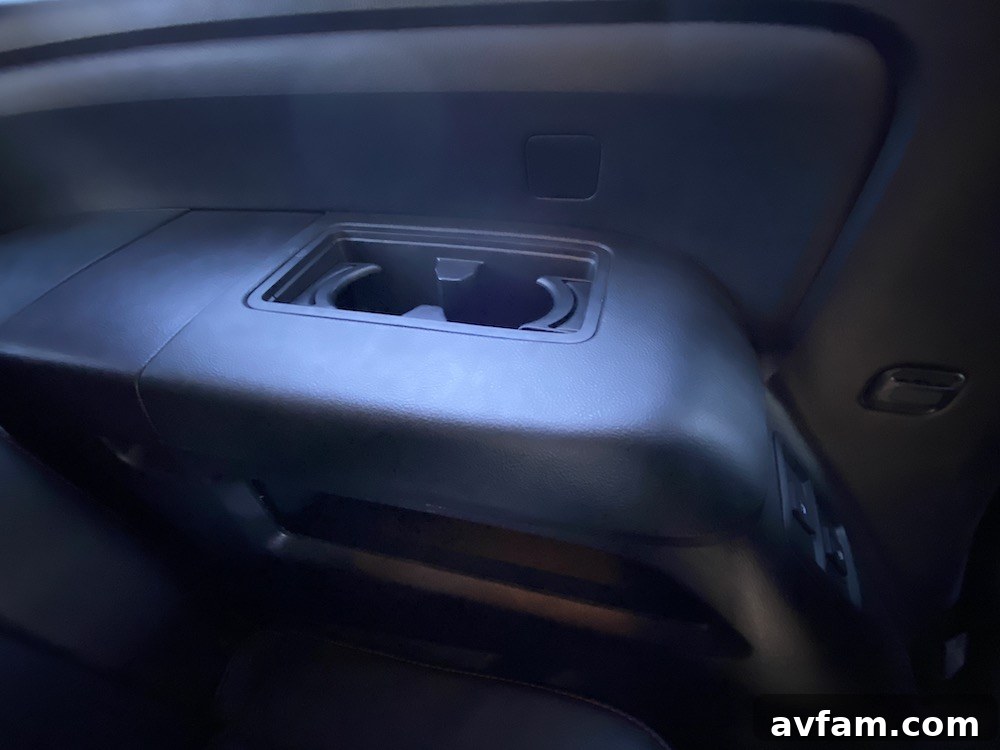 Sequoia TRD Pro's large cargo area with seats folded down