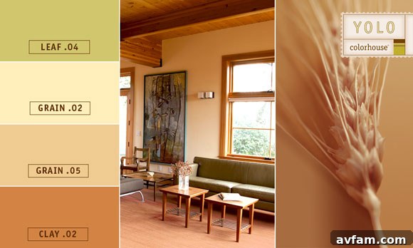Warm Living Room Colors - inviting and cozy decor