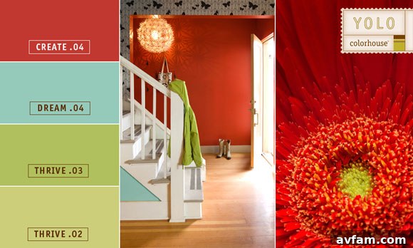 Hot Colors by YOLO Colorhouse for energetic spaces