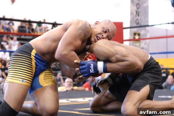 Mixed Martial Arts Fighter with Wrestling Background