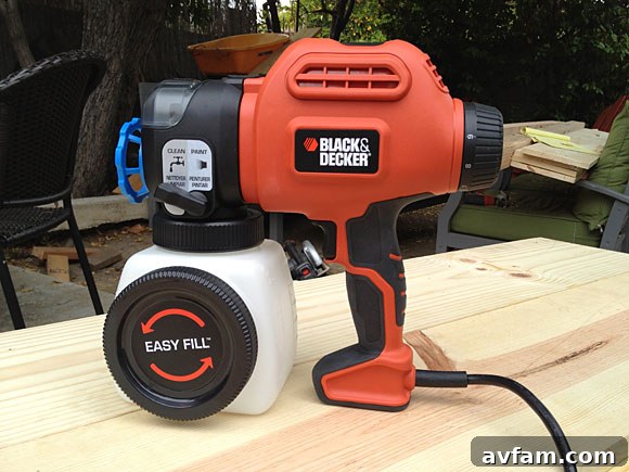 Spray Painting Tools Black & Decker Spray Gun Ready for Use