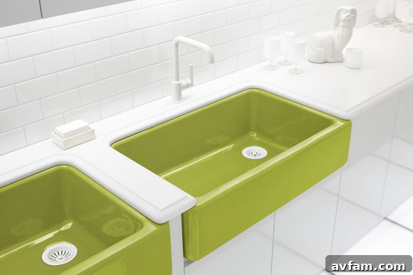 Kohler Adler Greenwich Green Sink