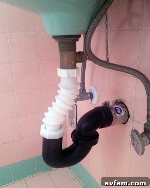 New hybrid P-trap assembly with flexible extender and ABS piping ptrap-extender.jpg