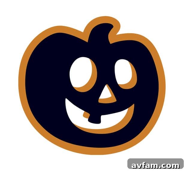 Decorative Jack-o'-Lantern Silhouette Jack-o-Lantern Silhouette