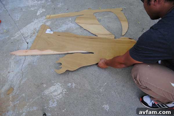 Yard Stakes for Halloween Silhouettes Wooden stakes for yard decorations