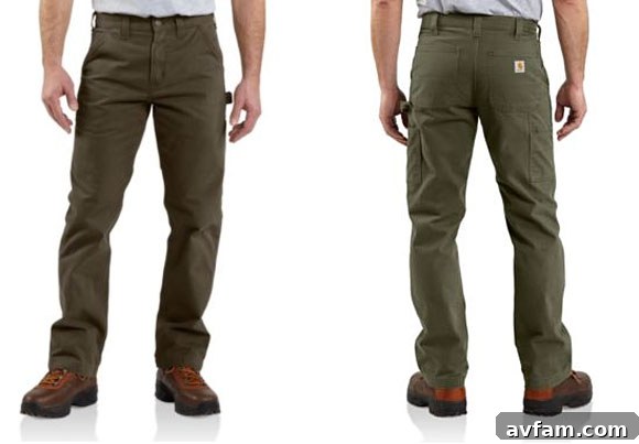 Carhartt Twill Dungaree Pants - Durable & Stylish Everyday Wear