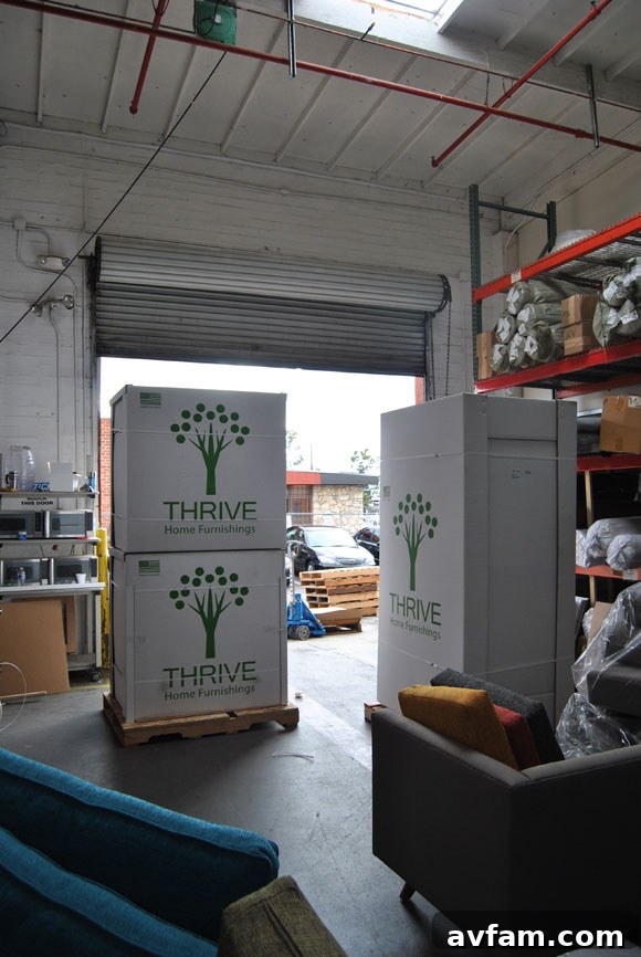 Finished Thrive Furniture ready for shipping