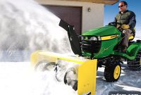 Transform Your Riding Mower for Winter Snow Clearing