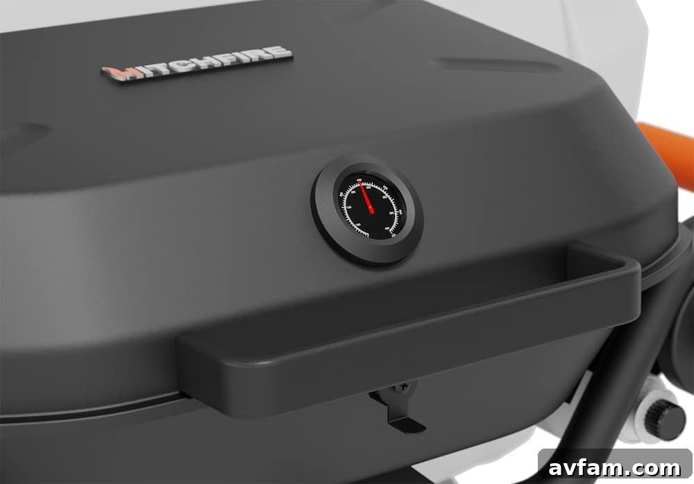 HitchFire Forge 15 Overlanding Overland vehicle with HitchFire Forge 15 grill in an expansive landscape