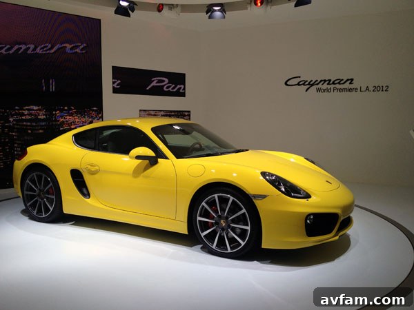 Porsche Cayman 2013 LA Auto Show Reveal