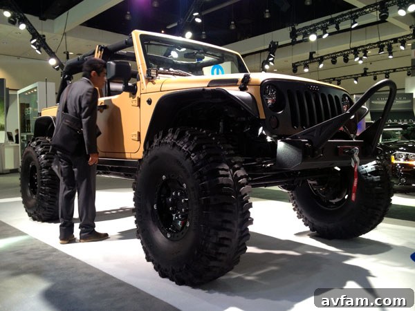 Mopar Customized Jeep Exhibit