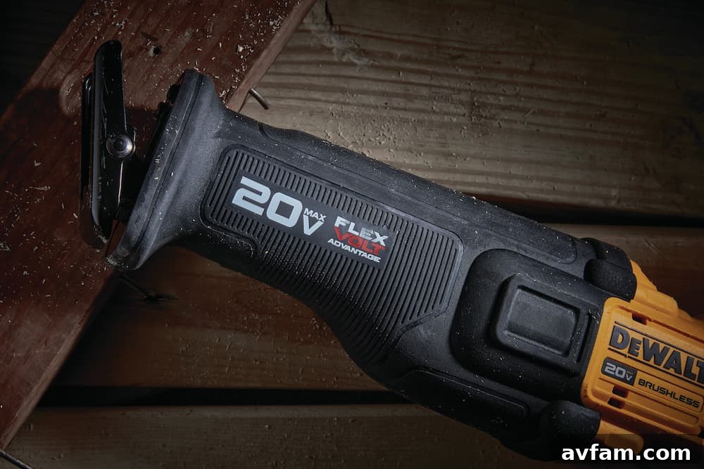 Dewalt 20V MAX tools ready for action