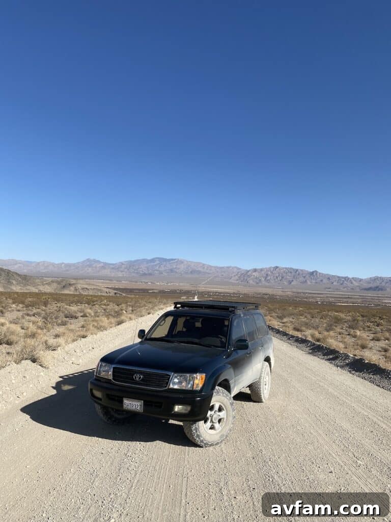 Toyota Land Cruiser 100 Series with Aftermarket Wheels and Tires