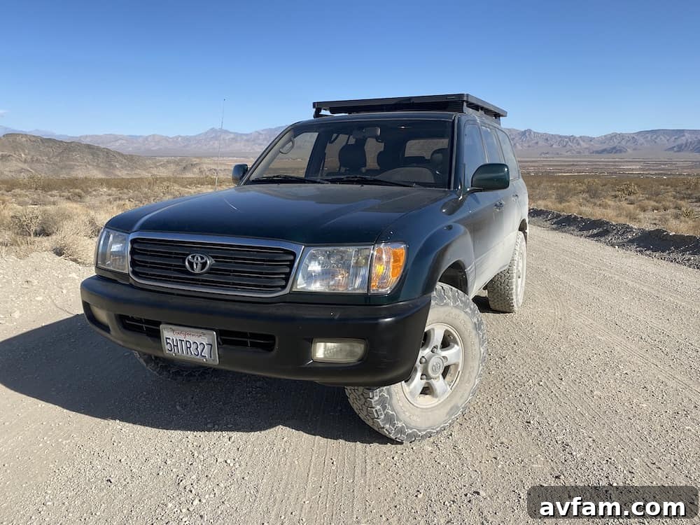 New BFGoodrich All-Terrain KO2 tires on a Toyota Land Cruiser 100 Series