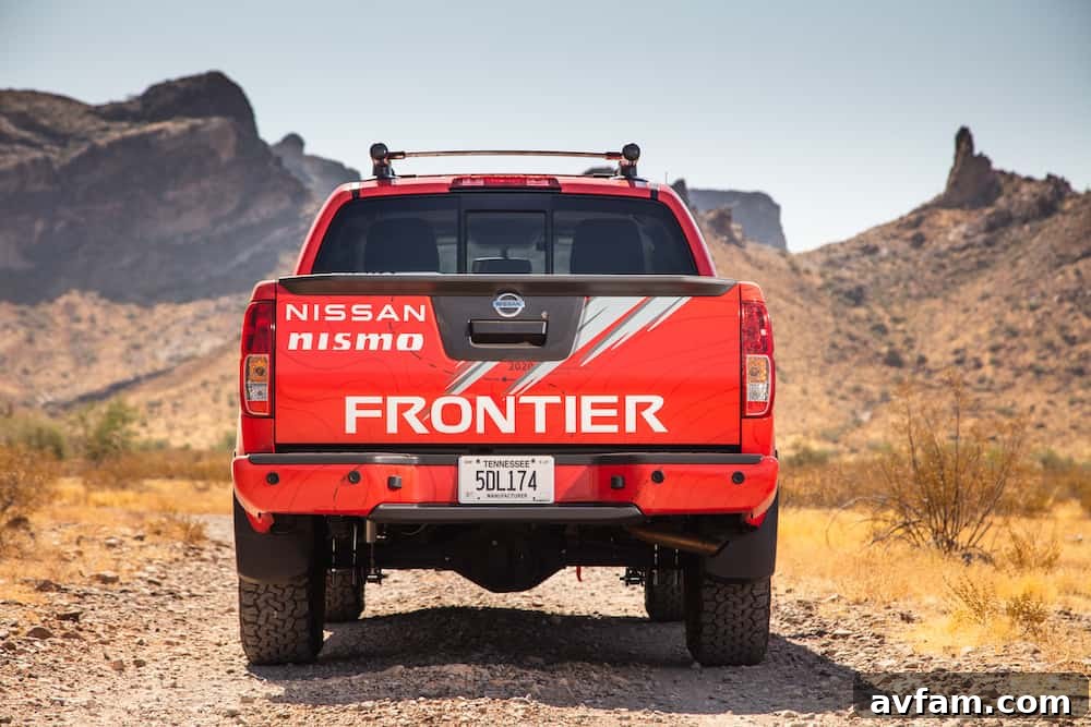 Team Wild Grace preparing their Nismo-equipped Nissan Frontier