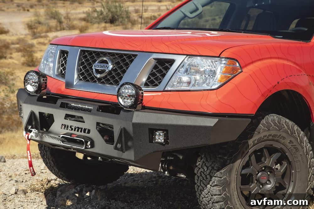 Nismo off-road heavy-duty front bumper for Nissan trucks
