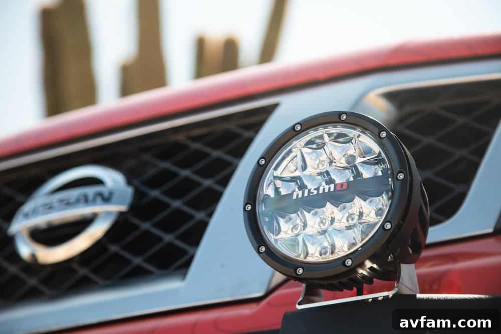 Nismo off-road LED driving lights by Rigid Industries