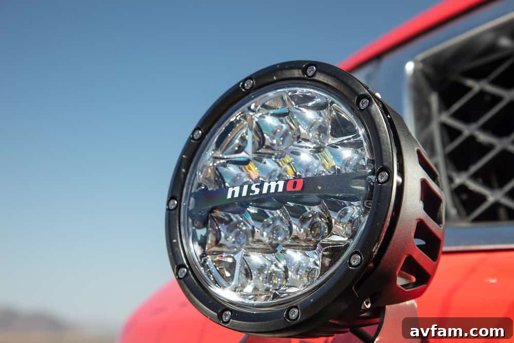 Nismo off-road LED lightbar close-up