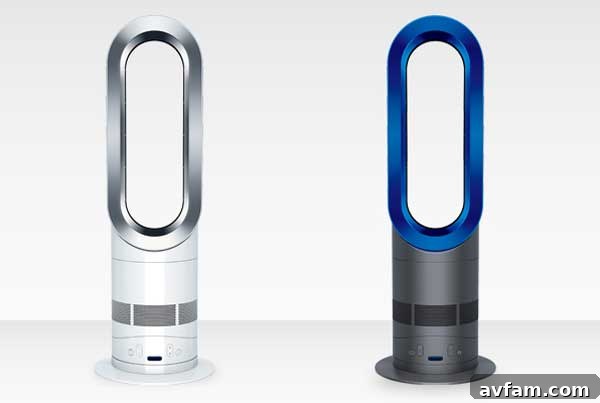 Dyson Hot+Cool Fan Heater Dyson Hot+Cool fan heater, front view