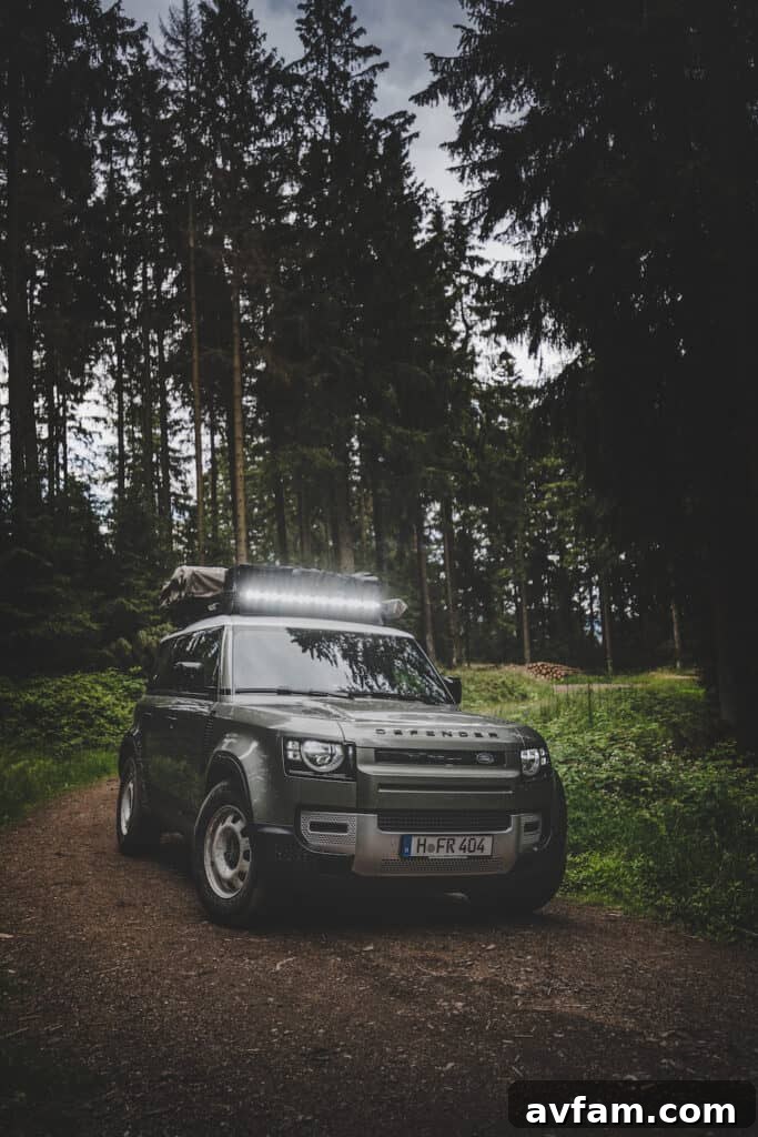 New Land Rover Defender 110 making a statement