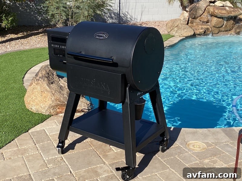 Long Cook Performance Black Label 800 Smoking Capacity