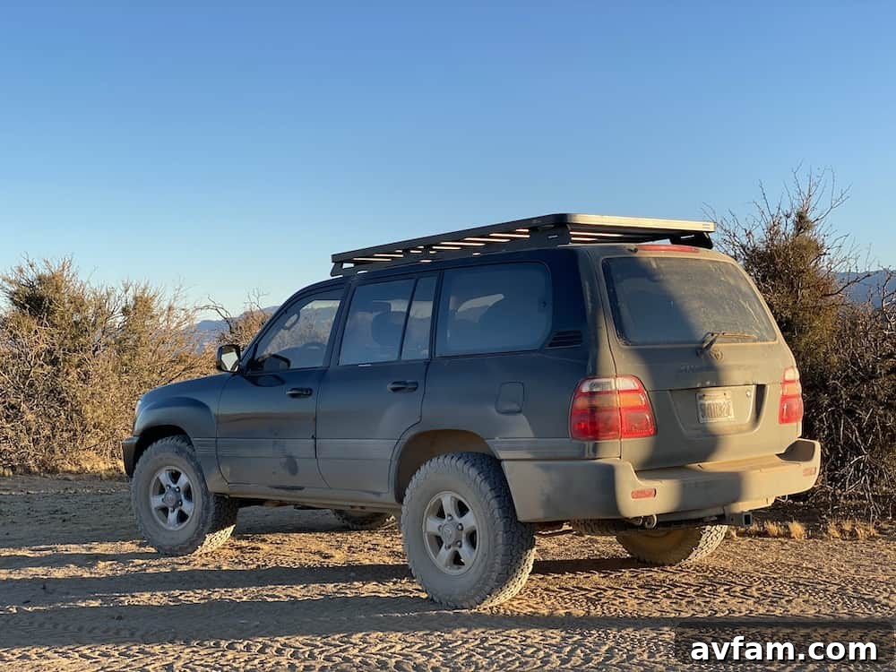 Front Runner Slimline II Roof Rack on a 100-series Land Cruiser