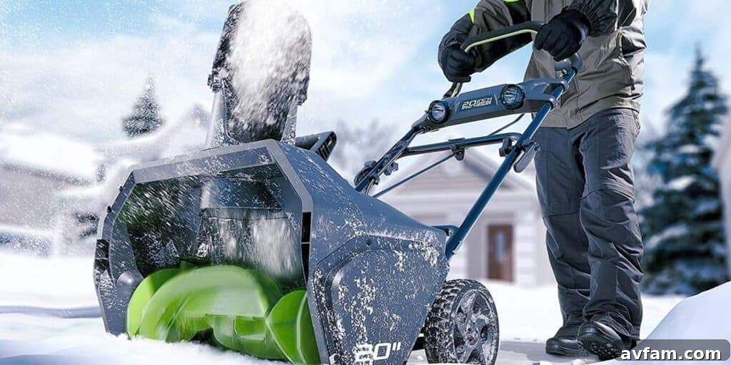 person shoveling snow, looking exhausted