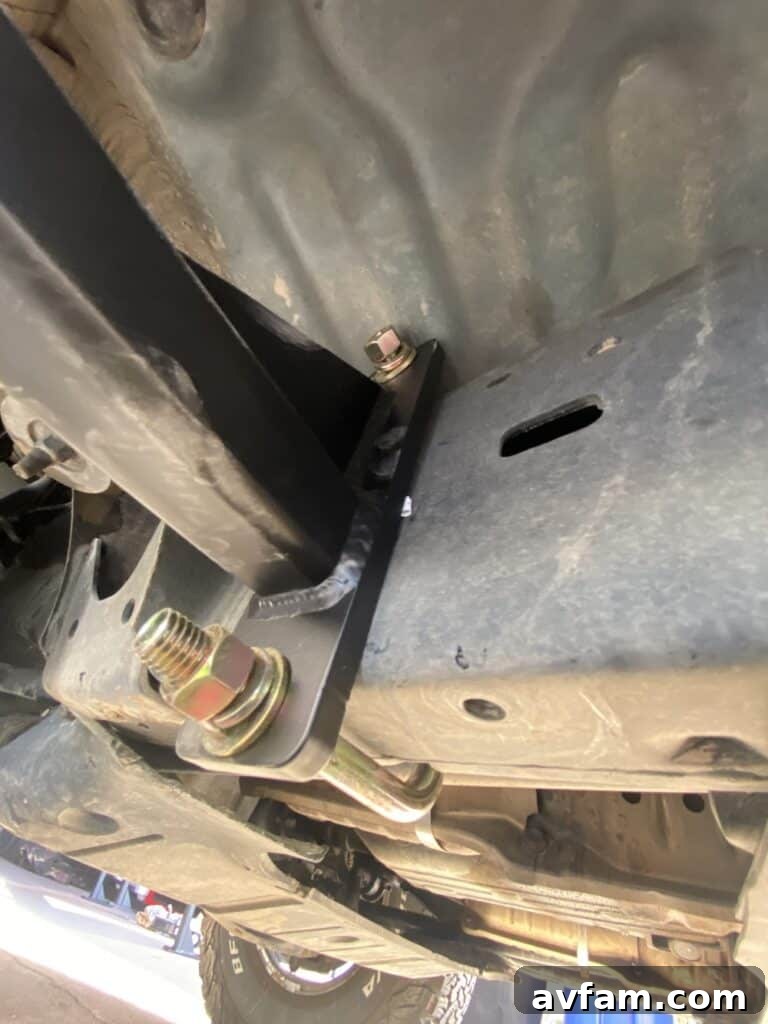 Attaching Hardware Hardware for securing a rock slider U-bolt