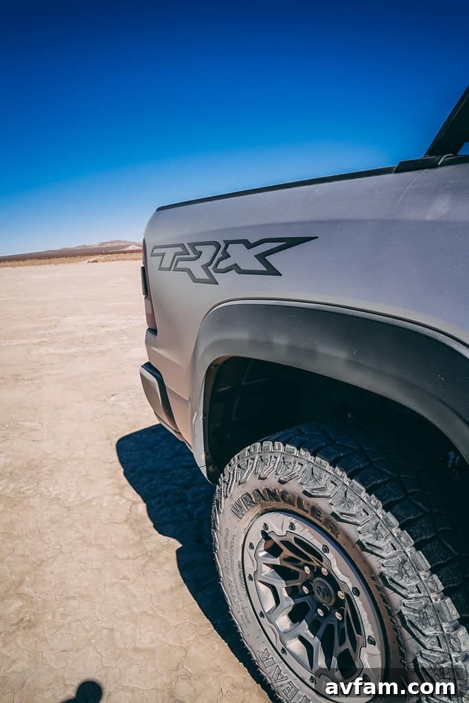 TRX Parked Profile Ram TRX side profile, parked.